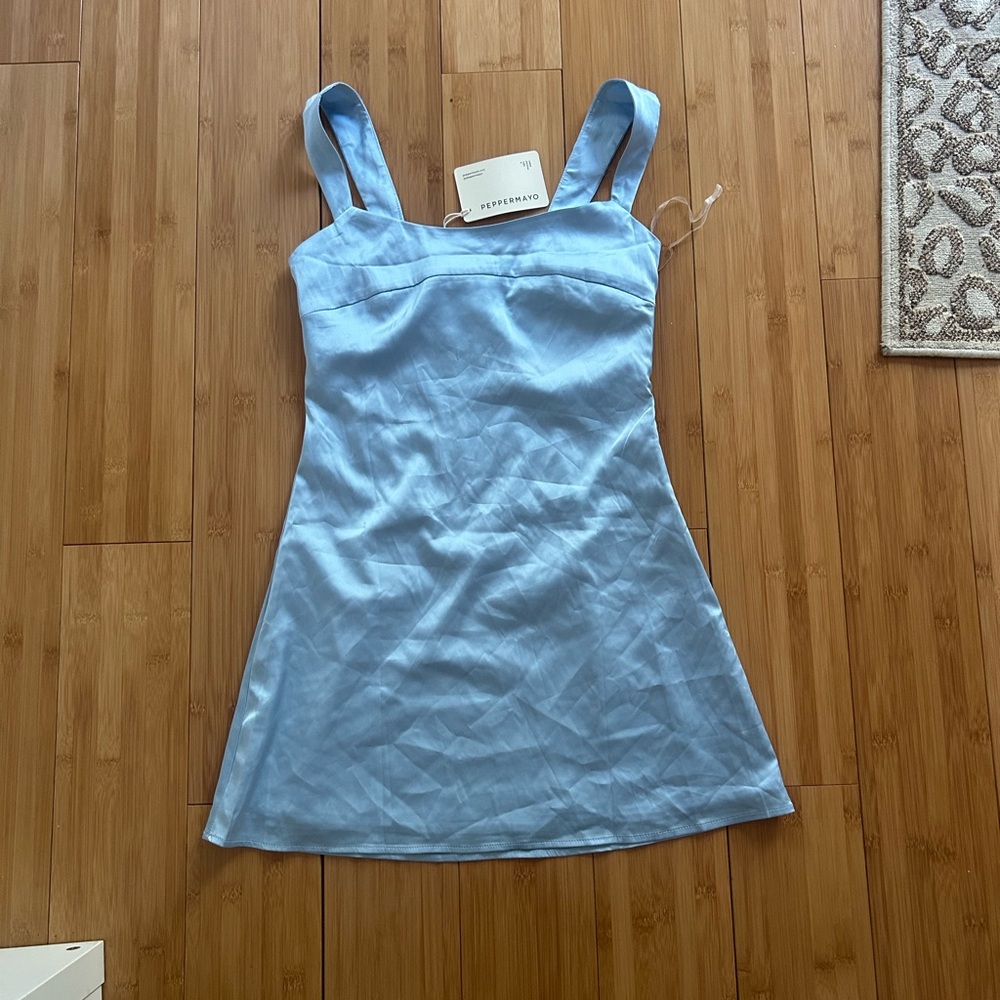 Peppermayo Light Blue Mini Dress